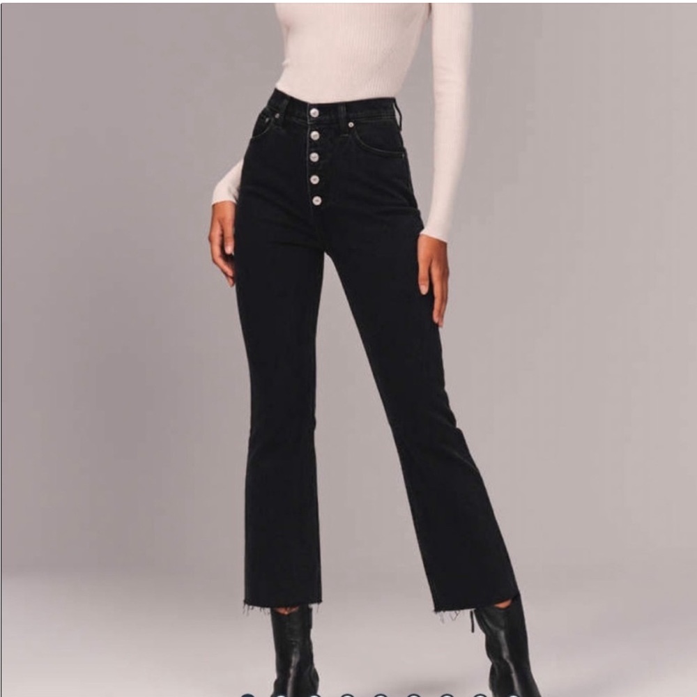 Abercrombie & Fitch Kick Flare Ultra High Rise Jeans